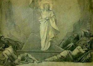 The Resurrection by Jean Hippolyte Flandrin