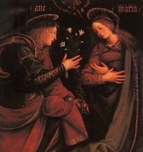 The Annunciation 1512-13 by Gaudenzio Ferrari