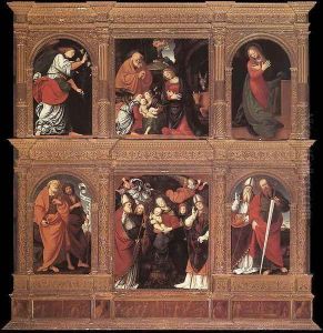 Polyptych 1514-21 by Gaudenzio Ferrari