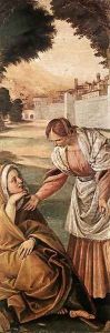St Anne Consoled by a Woman 1544-45 by Gaudenzio Ferrari