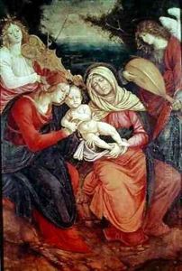 Anne with the Virgin and Child by Gaudenzio Ferrari