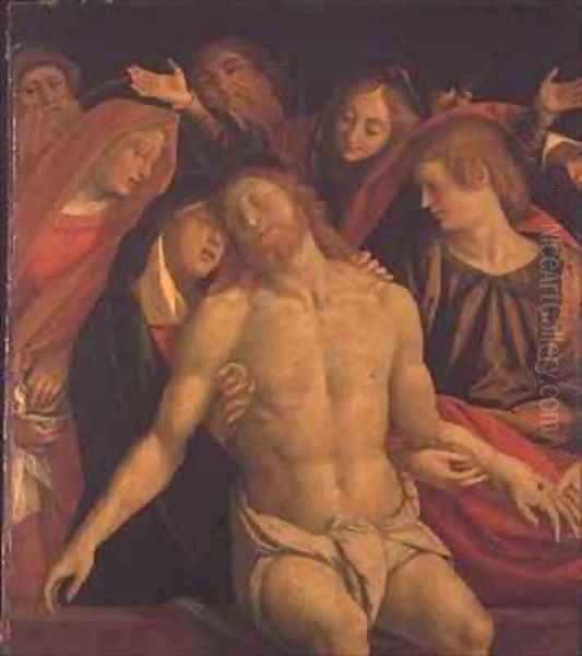 The Dead Christ with the Virgin and Saints - view 1