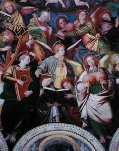 The Concert of Angels 15 by Gaudenzio Ferrari