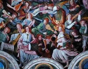 The Concert of Angels 11 by Gaudenzio Ferrari