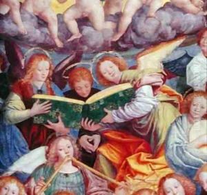 The Concert of Angels 14 by Gaudenzio Ferrari