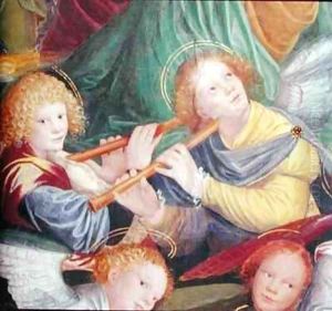 The Concert of Angels 9 by Gaudenzio Ferrari