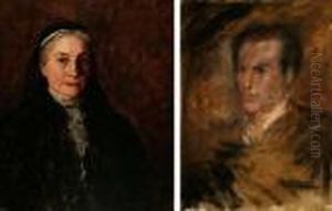 Portrait Of Mrs. Tuttle by Augustus Vincent Tack