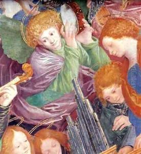 The Concert of Angels 10 by Gaudenzio Ferrari
