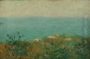 Rocks And Sea by Augustus Vincent Tack