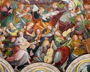 The Concert of Angels 23 by Gaudenzio Ferrari