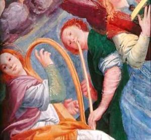 The Concert of Angels 13 by Gaudenzio Ferrari