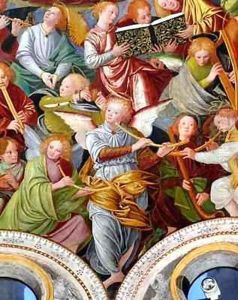 The Concert of Angels 17 by Gaudenzio Ferrari