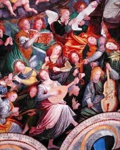 The Concert of Angels 27 by Gaudenzio Ferrari