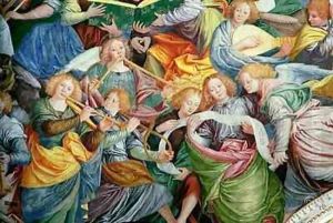 The Concert of Angels 19 by Gaudenzio Ferrari