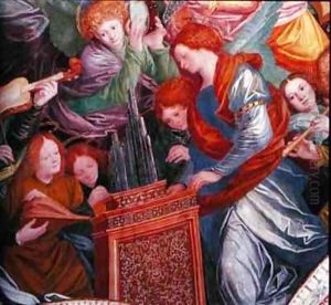 The Concert of Angels 25 by Gaudenzio Ferrari