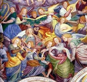 The Concert of Angels 4 by Gaudenzio Ferrari