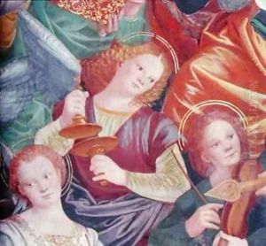 The Concert of Angels 20 by Gaudenzio Ferrari