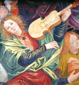 The Concert of Angels 6 by Gaudenzio Ferrari