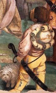 The Adoration of the Magi (detail) by Gaudenzio Ferrari