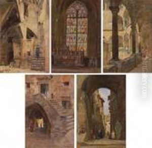 Scorci Di Perugia Ed Interno Di
Chiesa Veneziana by Raffaele Tafuri
