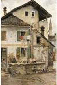 Verona, Scena Di Paese by Raffaele Tafuri