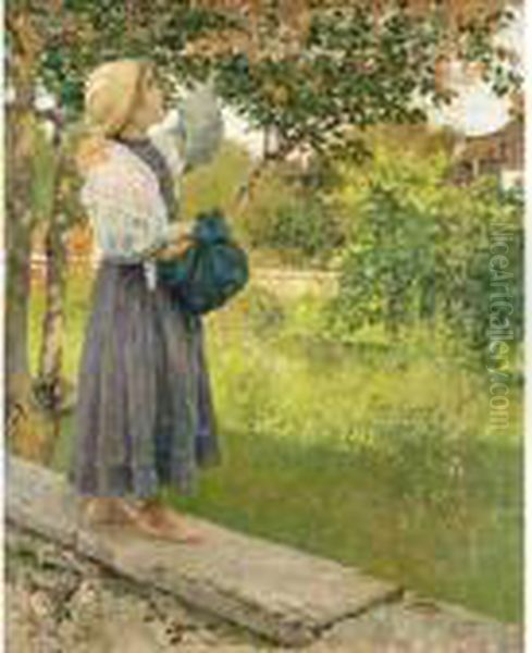 Picking Oranges - view 1