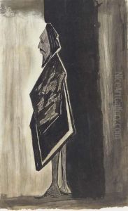 Portrait, Dated 1928 by Rabindranath Tagore