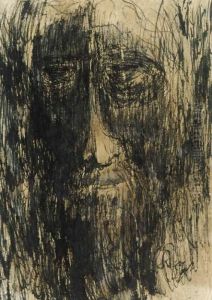 Self Portrait by Rabindranath Tagore