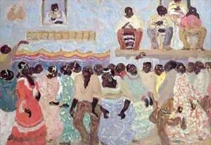 Negro Dance by Pedro Figari