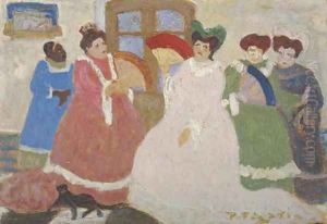 Damas antiguas by Pedro Figari