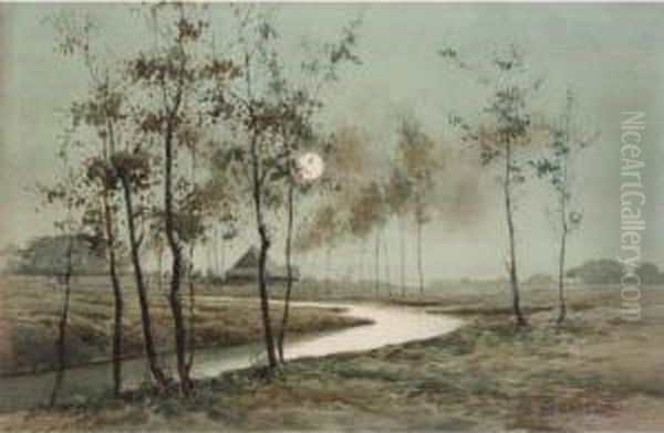 Moonlit Landscape - view 1