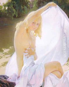 Mujer Secandose by Pons Arnau Francisco
