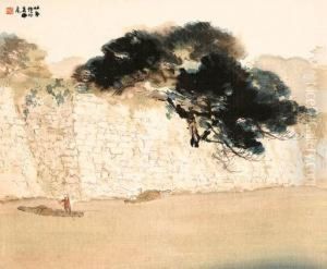 Kinjo Shosui (green Pine At Edo Castle)