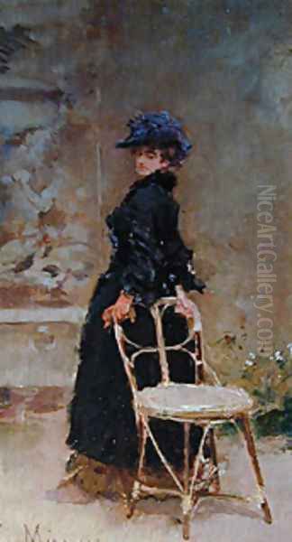 Lady In Interior - view 1