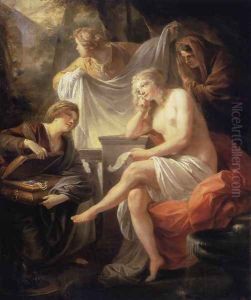 Bathsheba at the Bath by Friedrich Heinrich Fuger