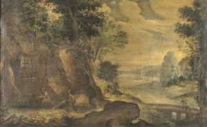 Paesaggio Montano by Cesare Tallone