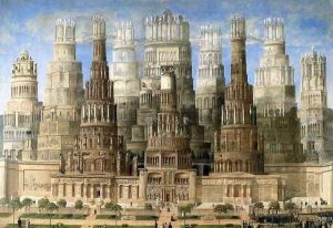 Historic Monument of the American Republic 1800s by Erastus Salisbury Field