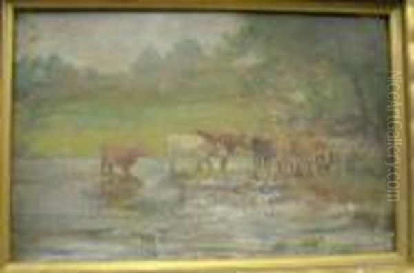 Cattle Watering. - view 1