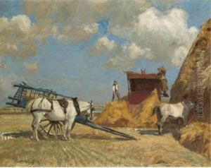 Harvest Time by Algernon Talmage