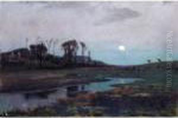 Moonlit Landscape - view 1