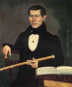 Portrait of Austin Marsh by Erastus Salisbury Field
