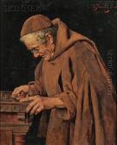A Monk Counting Change by Arnaldo Tamburini