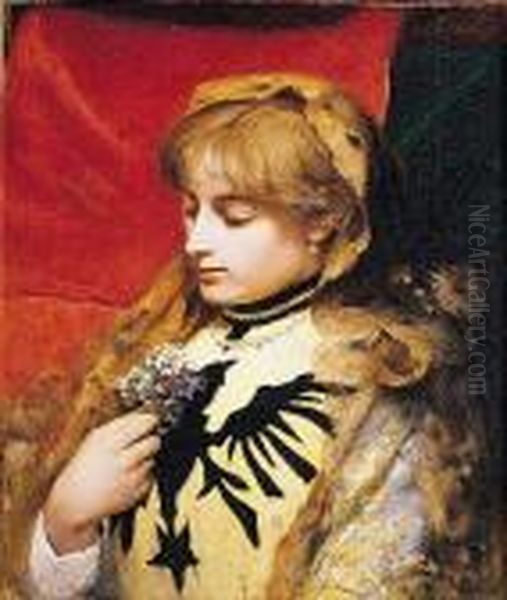 Retrato De Dama Con Un Ramillete De Flores - view 1