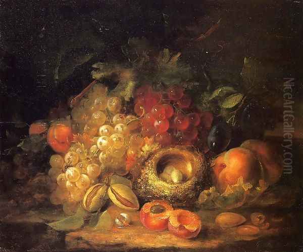 Still Life with Grapes and Peaches - view 1