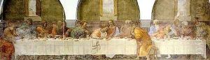 The Last Supper 1514 by Francesco Franciabigio