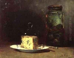 Still Life with Cheese by Guillaume-Romain Fouace