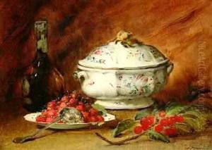 Still Life with a Soup Tureen by Guillaume-Romain Fouace