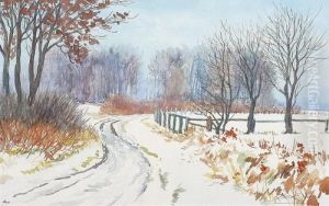 Hauser Am Stadtrand by Walter Tanck