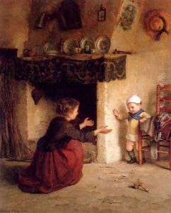 Baby's First Steps by Edouard Frere