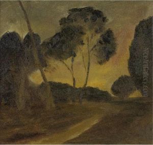 Moonlight Path by Henry Ossawa Tanner